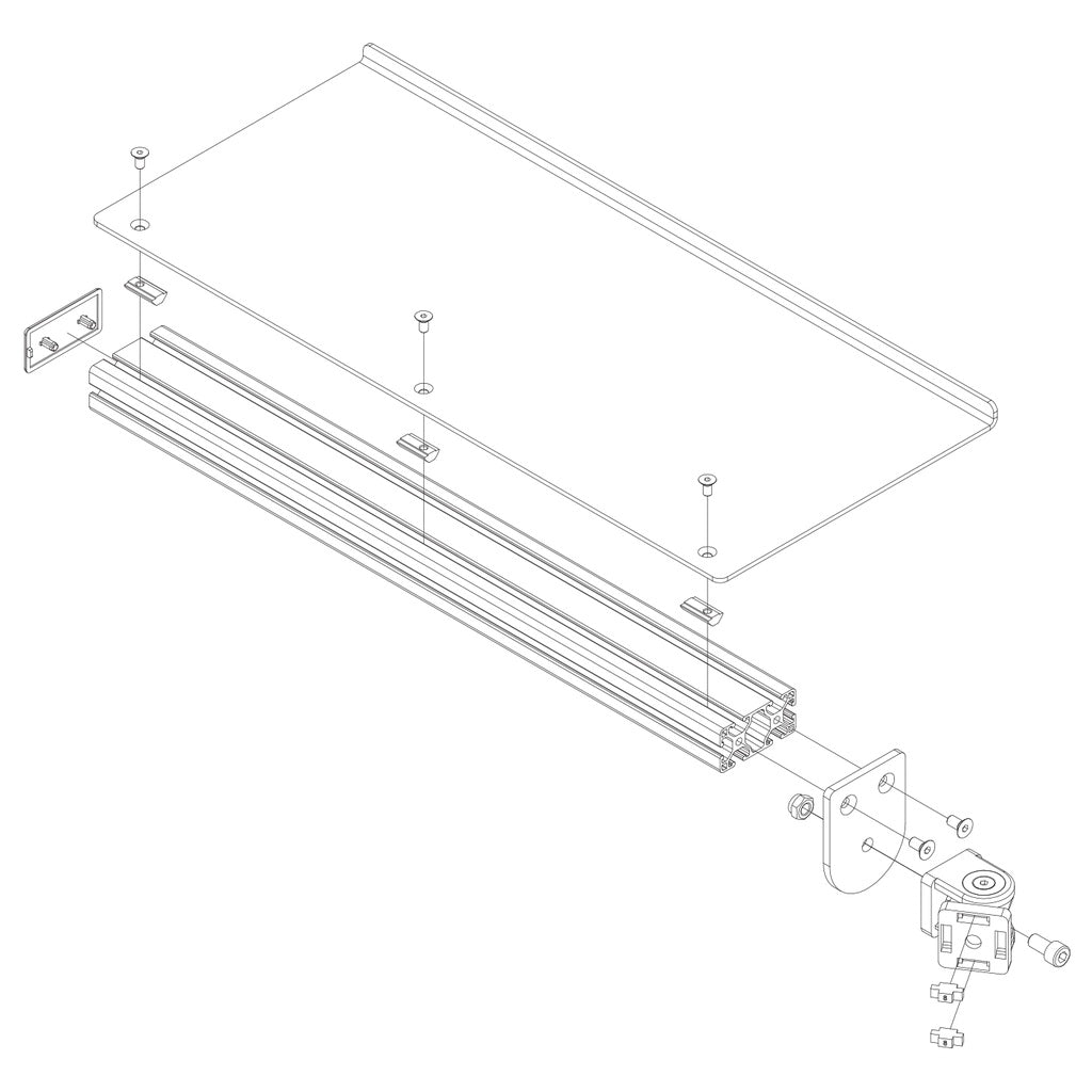 sim-lab-keyboard-tray-500-x-200-mm-tastaturablage-links-rechts image 3