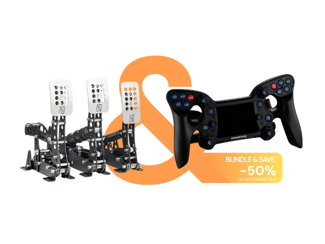 heusinkveld-ultimate-3-pedal-set-schwarz-gas-bremse-kupplung image 1