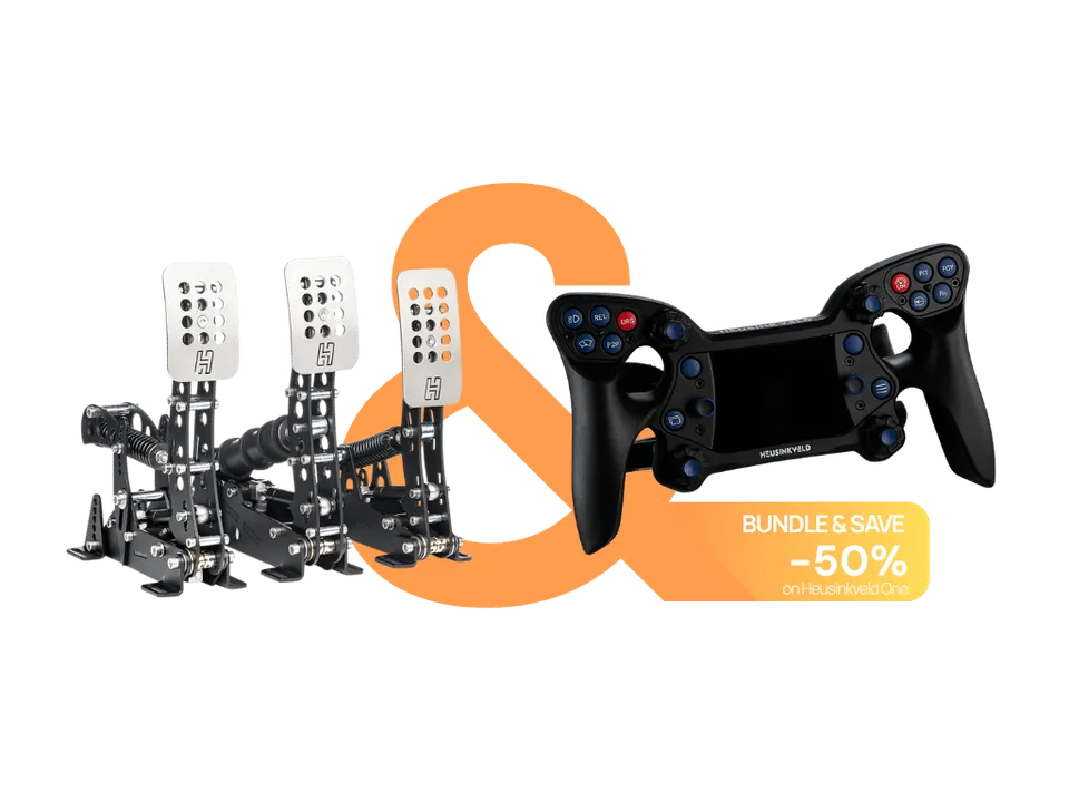 heusinkveld-ultimate-3-pedal-set-schwarz-gas-bremse-kupplung image 1