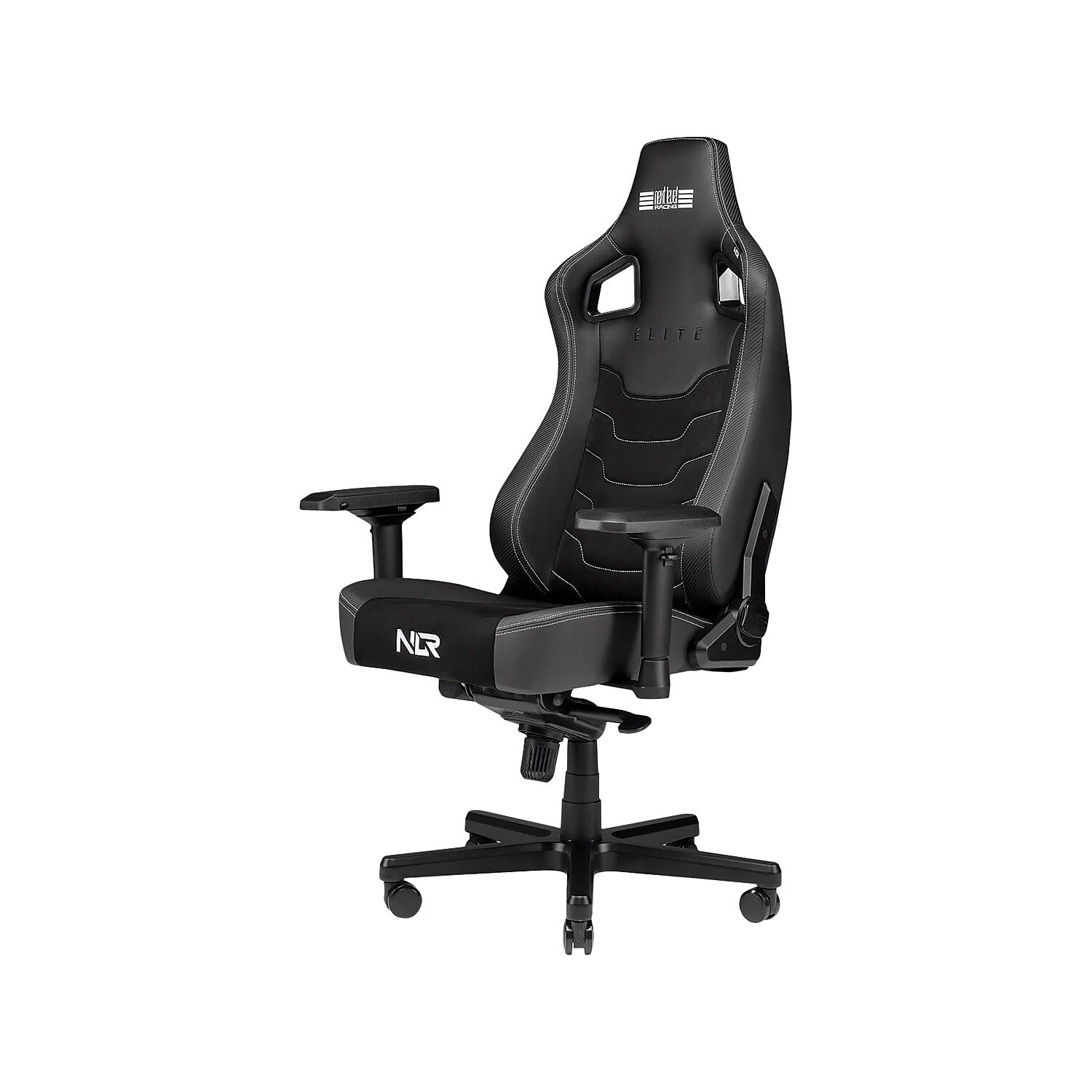 next-level-racing-elite-gaming-chair-black-leather-suede image 3
