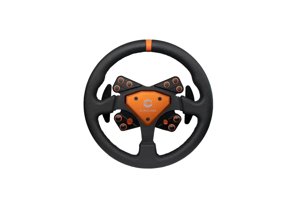 simucube-tahko-round-orange-edition-lenkrad-rund image 1