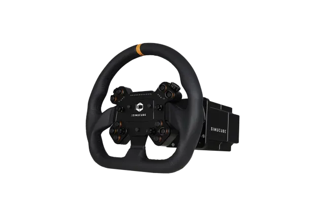 simucube-valo-gt-23-leather-lenkrad-simucube-2-wheelbase-bundle-direct-drive image 1