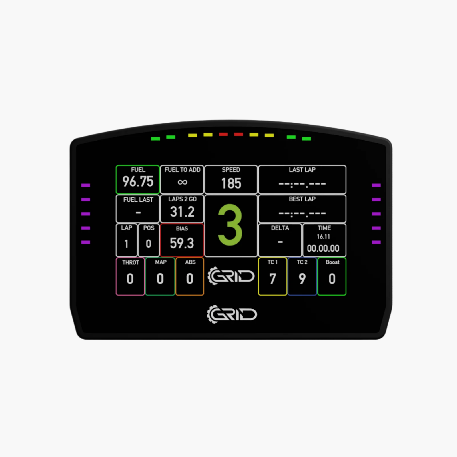 sim-lab-grid-display-ddu-5-5-zoll-dashboard-mit-rgb-leds image 1
