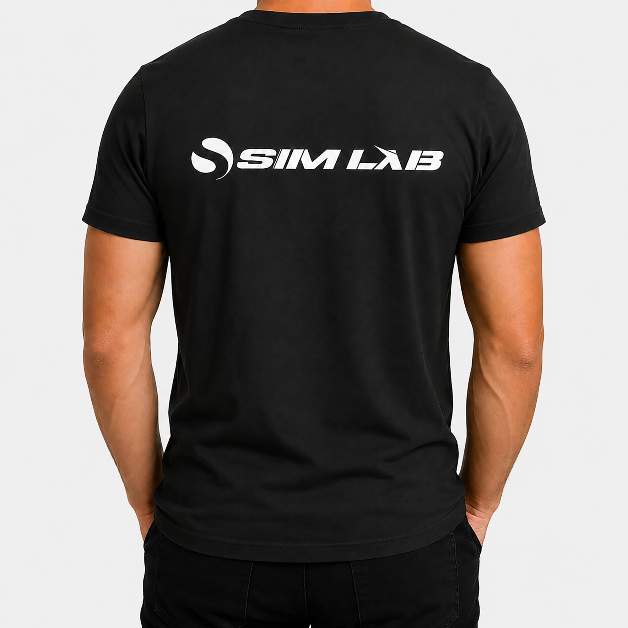 sim-lab-tee-t-shirt-schwarz-regular-fit-baumwolle-s-xxl image 2