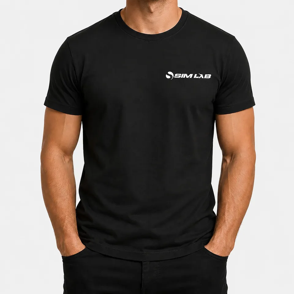 sim-lab-tee-t-shirt-schwarz-regular-fit-baumwolle-s-xxl image 1