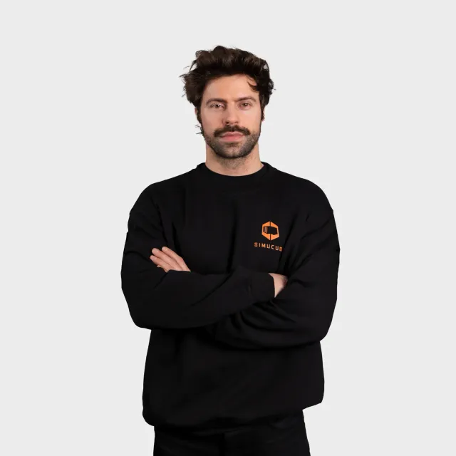 simucube-college-sweater-offizieller-fan-sweater image 1