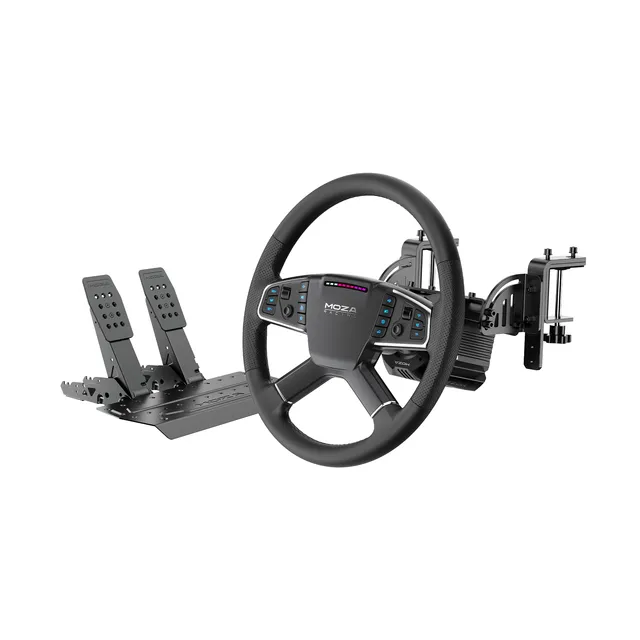 moza-racing-r5-pro-truck-bundle-6-nm-400-mm-tsw-lenkrad-sr-p-lite2-pedale image 1