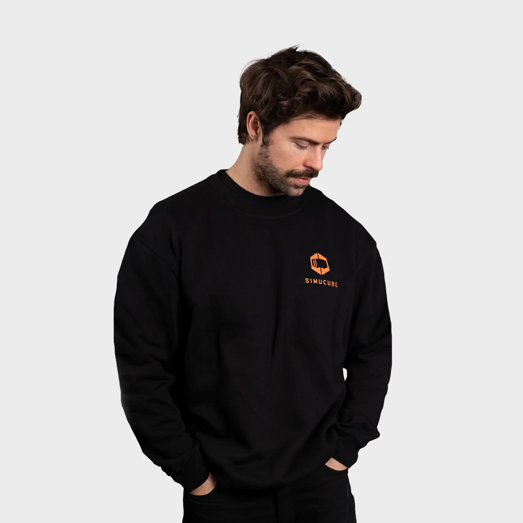 simucube-college-sweater-offizieller-fan-sweater image 3