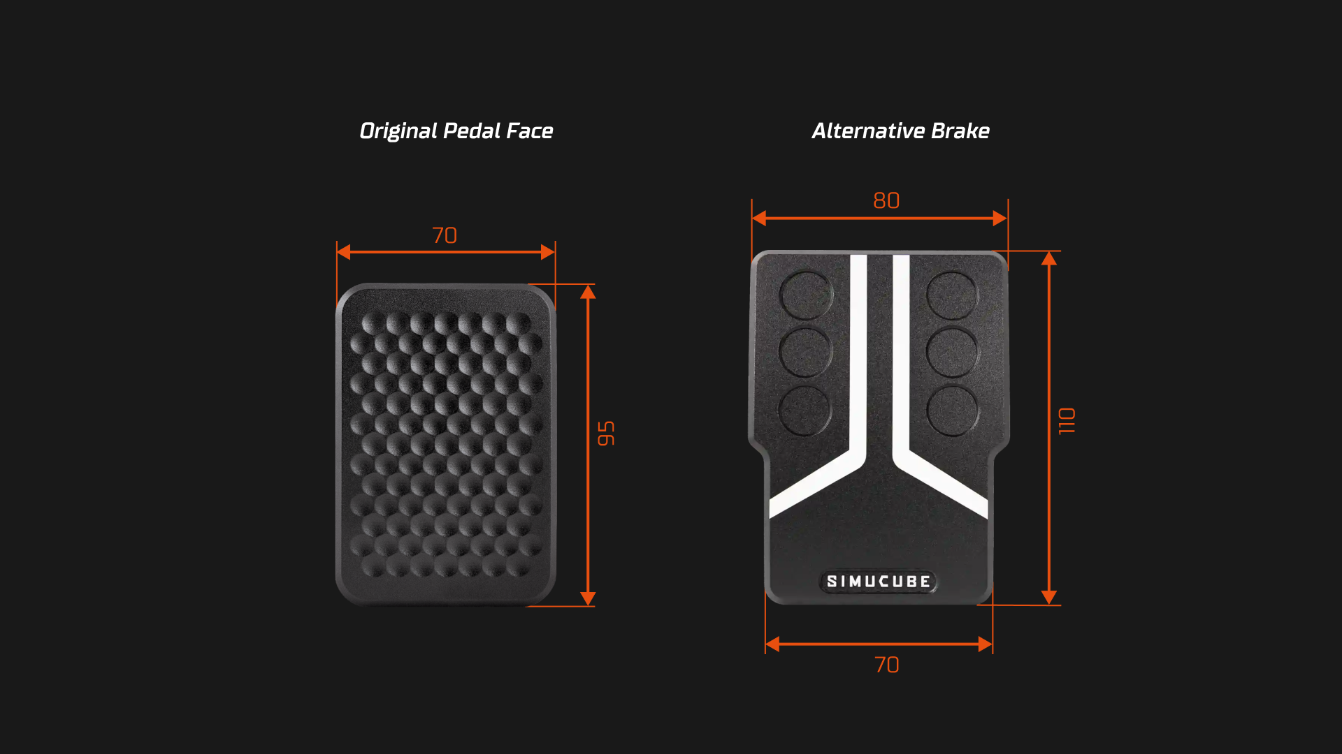 simucube-activepedal-bremspedal-platte-pedal-face-plate image 3