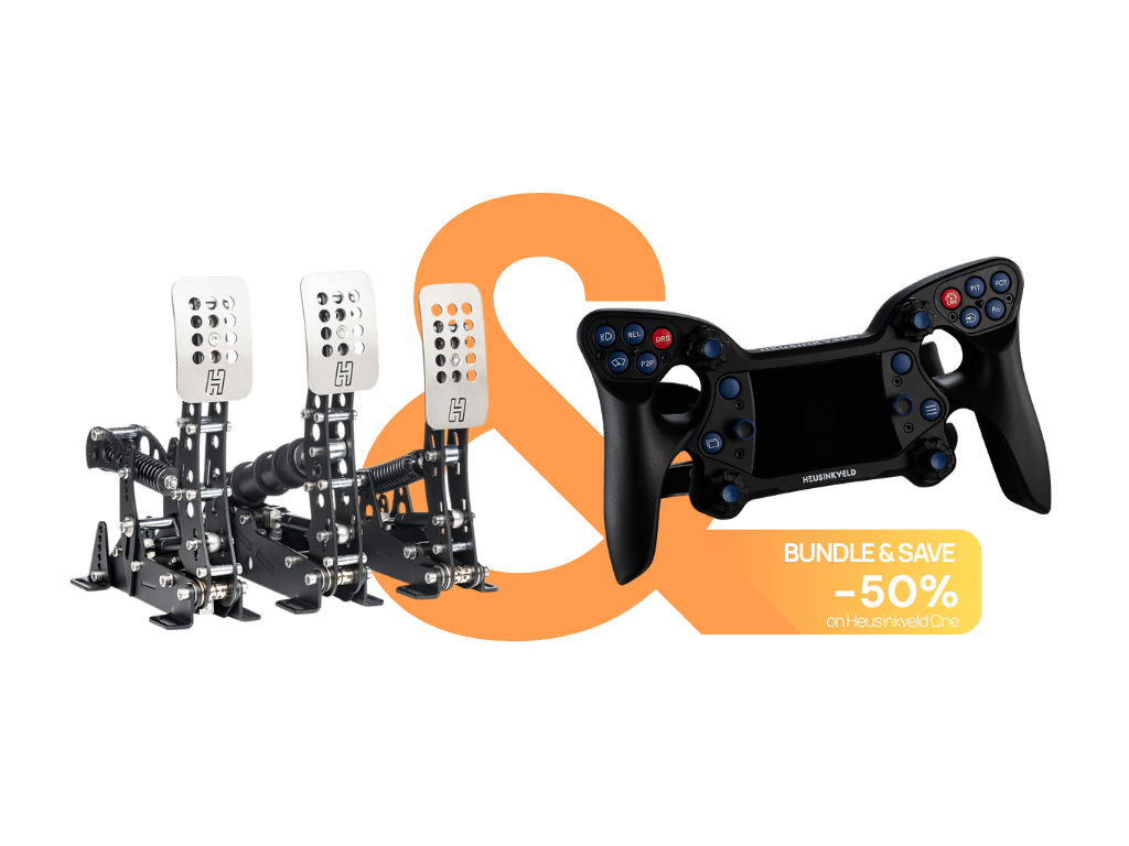 heusinkveld-ultimate-3-pedal-set-schwarz-gas-bremse-kupplung image 1