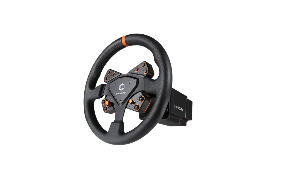 simucube-tahko-round-black-edition-simucube-2-wheelbase-bundle-direct-drive-lenk image 1