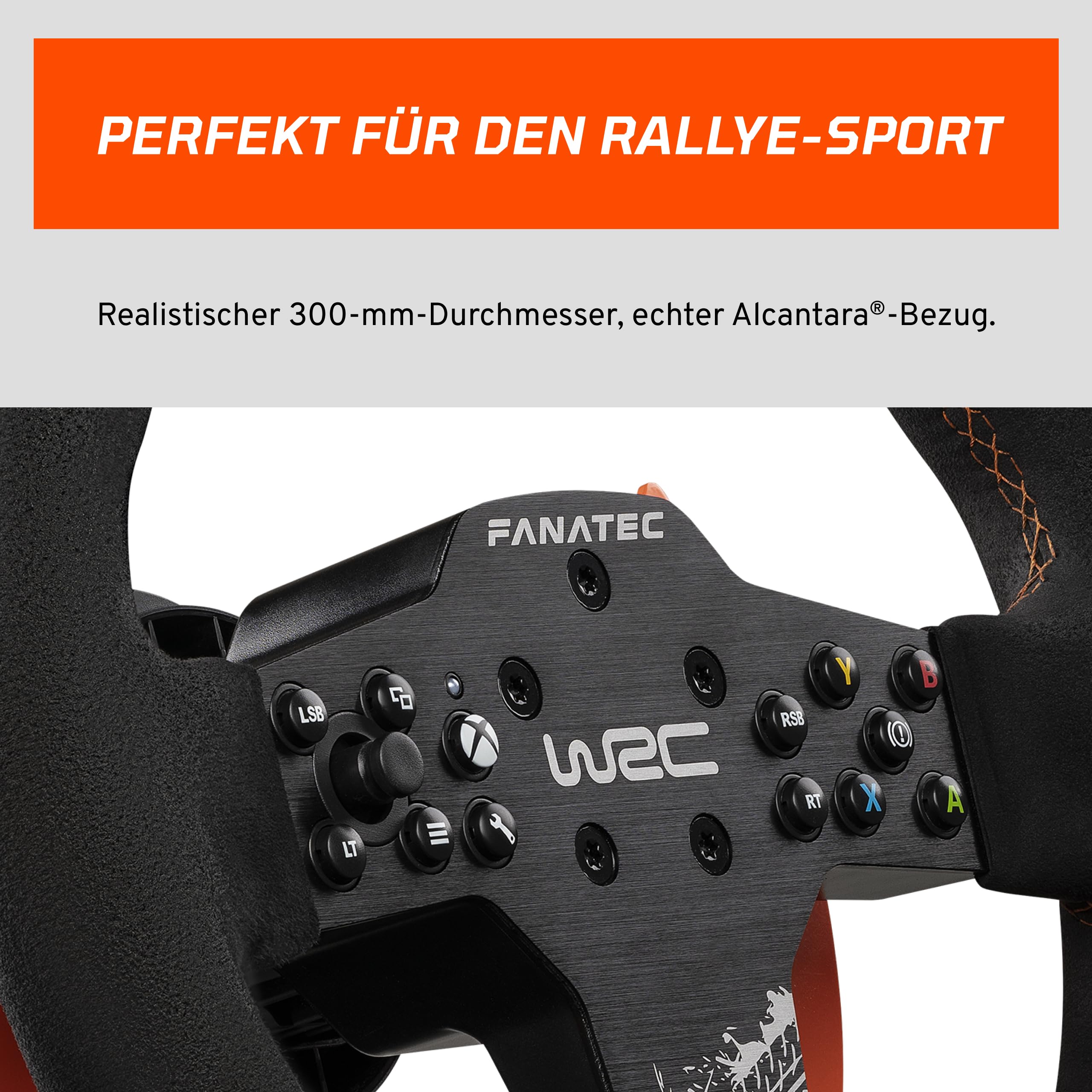 fanatec-csl-elite-lenkrad-wrc-xbox-sim-rallye-lenkrad-300-mm-alcantara-f-r-xbox- image 2