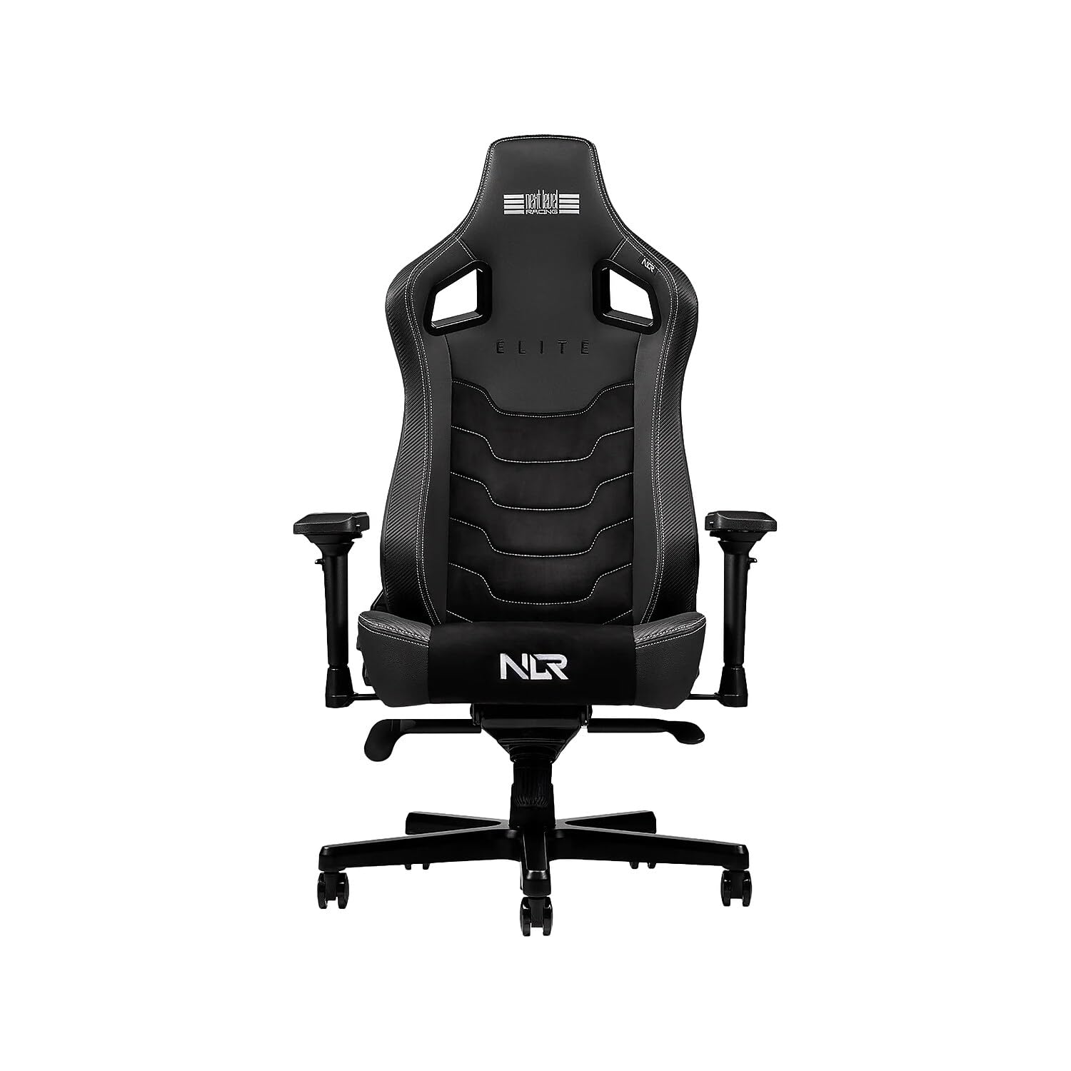 next-level-racing-elite-gaming-chair-black-leather-suede image 1
