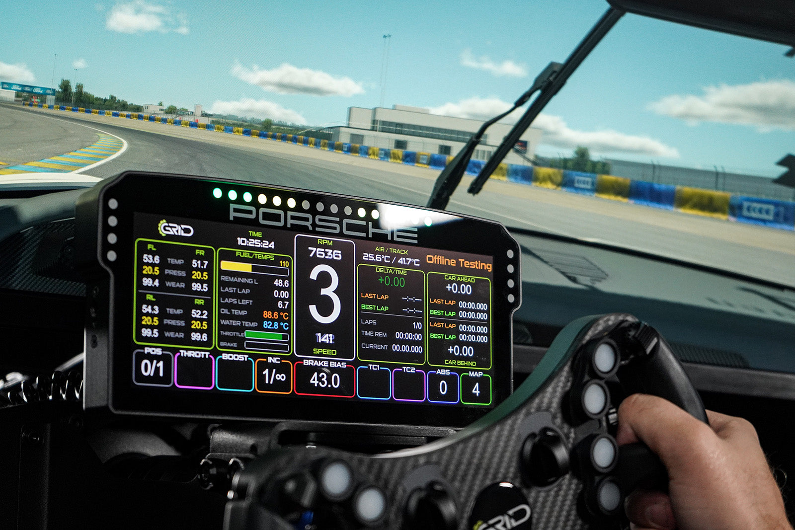 sim-lab-grid-porsche-911-gt3-cup-dashboard-display-unit-10-3-zoll-ddu image 5