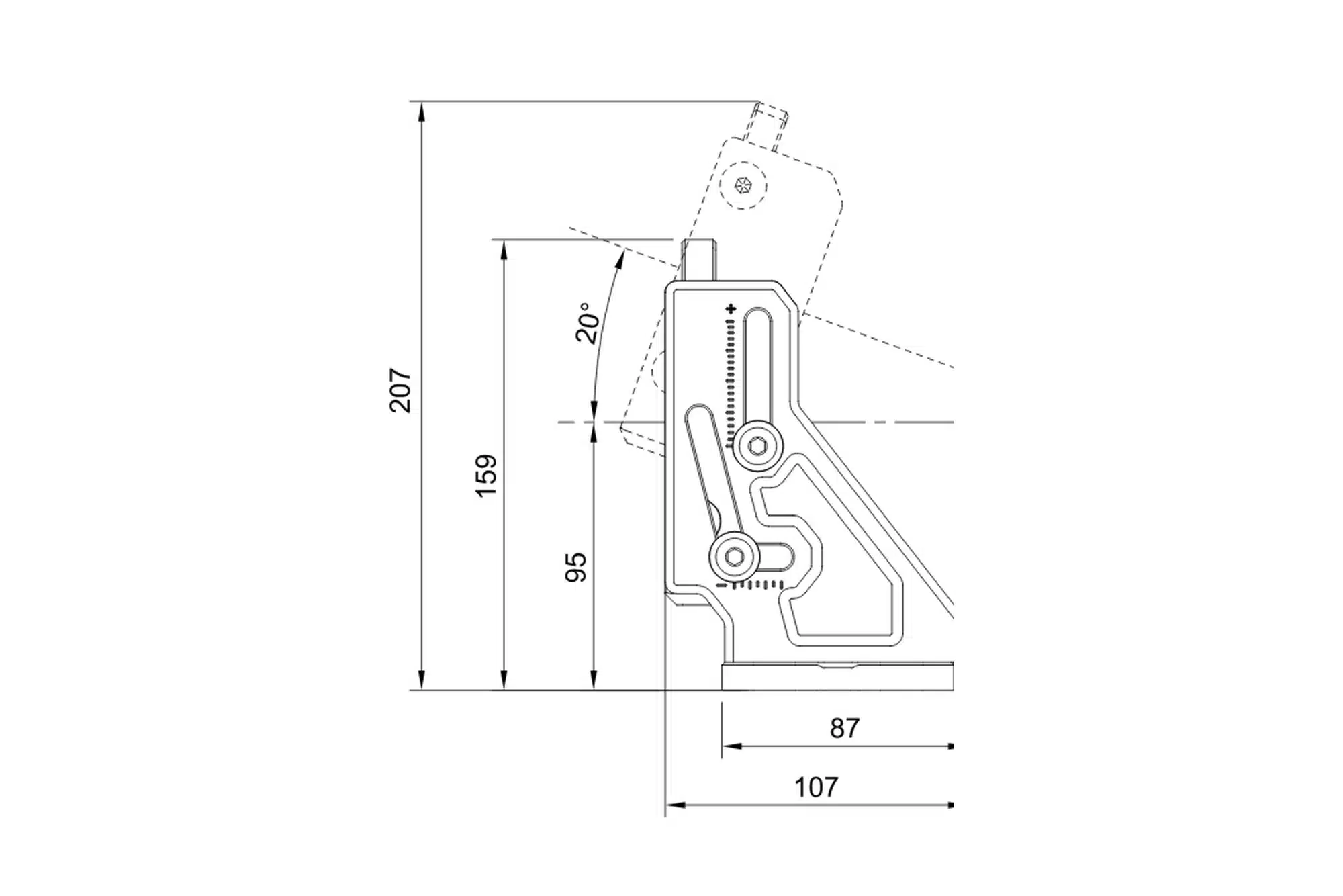 simucube-wheelbase-mount-v2-wheelbase-halterung image 7